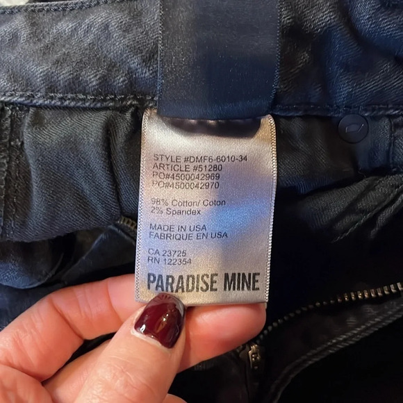 Paradise Mine, High Rise Skinny  PM 02. Size 30. - Picture 8 of 9